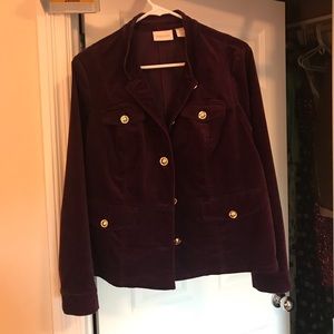 Chicos Dark Purple Jacket